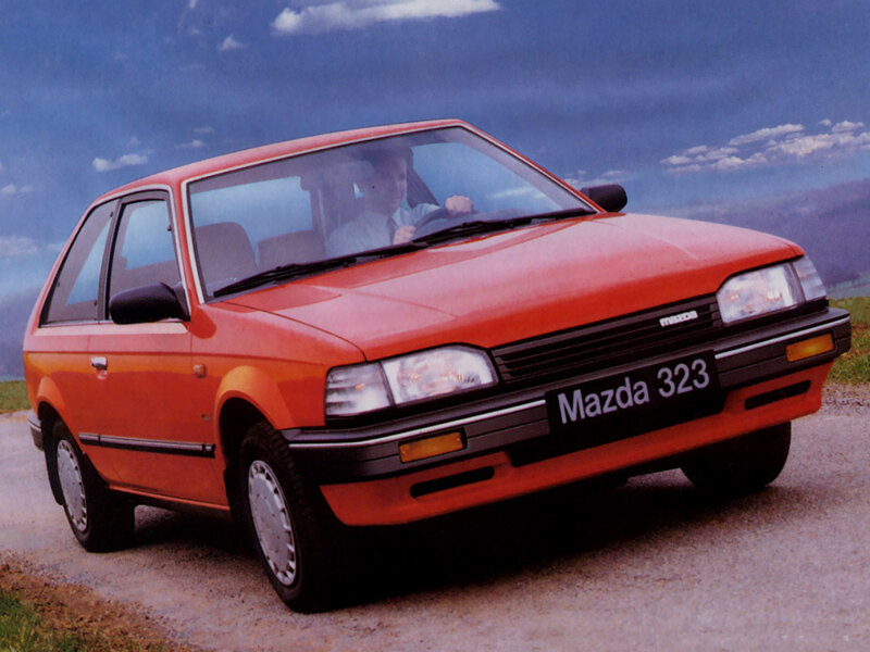 Mazda 323 (BF) 3 поколение, рестайлинг, хэтчбек 3 дв. (02.1987 - 08.1989)